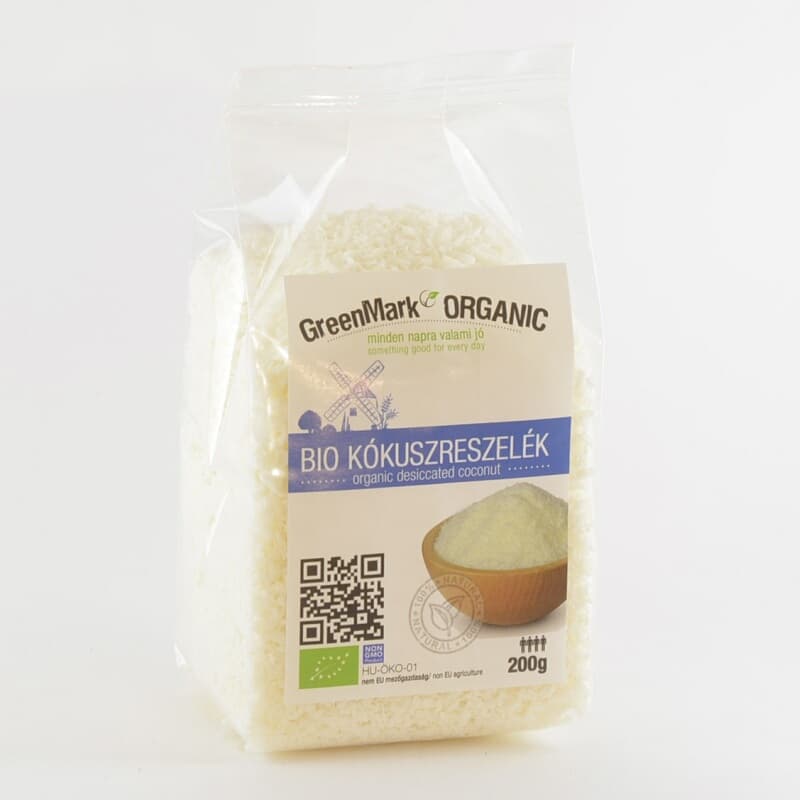 GreenMark Organický strúhaný kokos 200 g