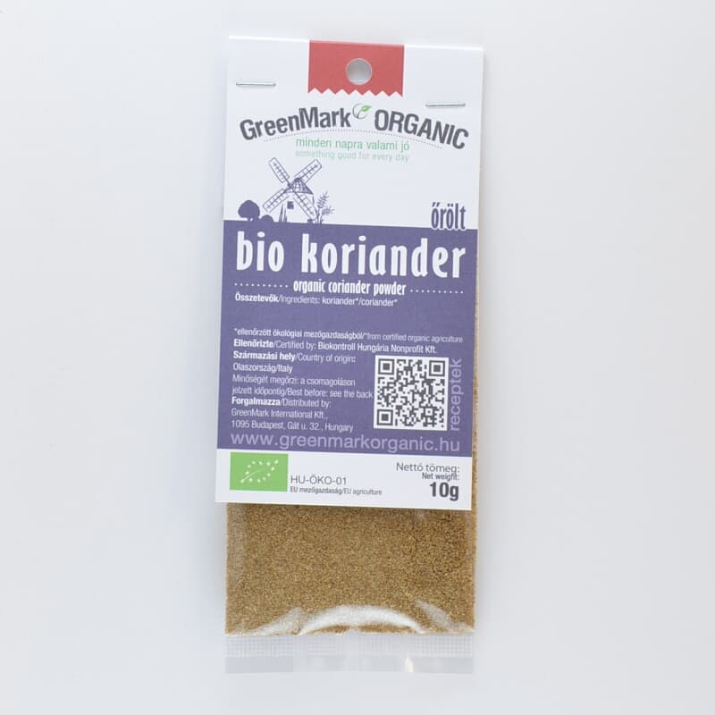 Greenmark bio koriander mletý 10 g