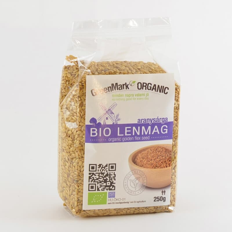GreenMark Organic Bio Zlaté ľanové semienka 250 g