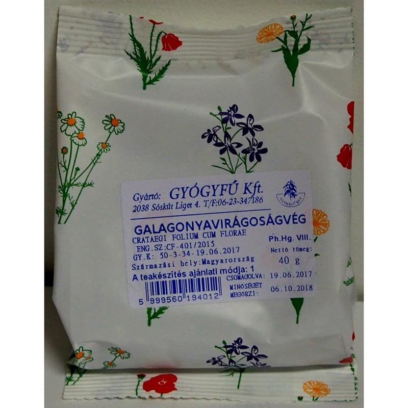 Gyógyfű bylinný čaj Hloh obyčajný - list s kvetom 40 g - 52633