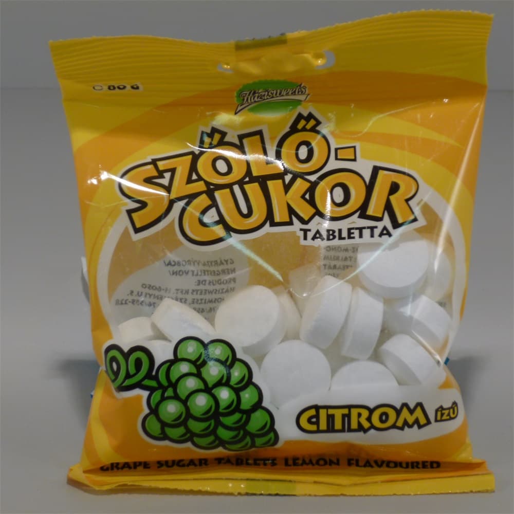 HáziSweets Glukózové cukríky s citrónovou príchuťou 80 g