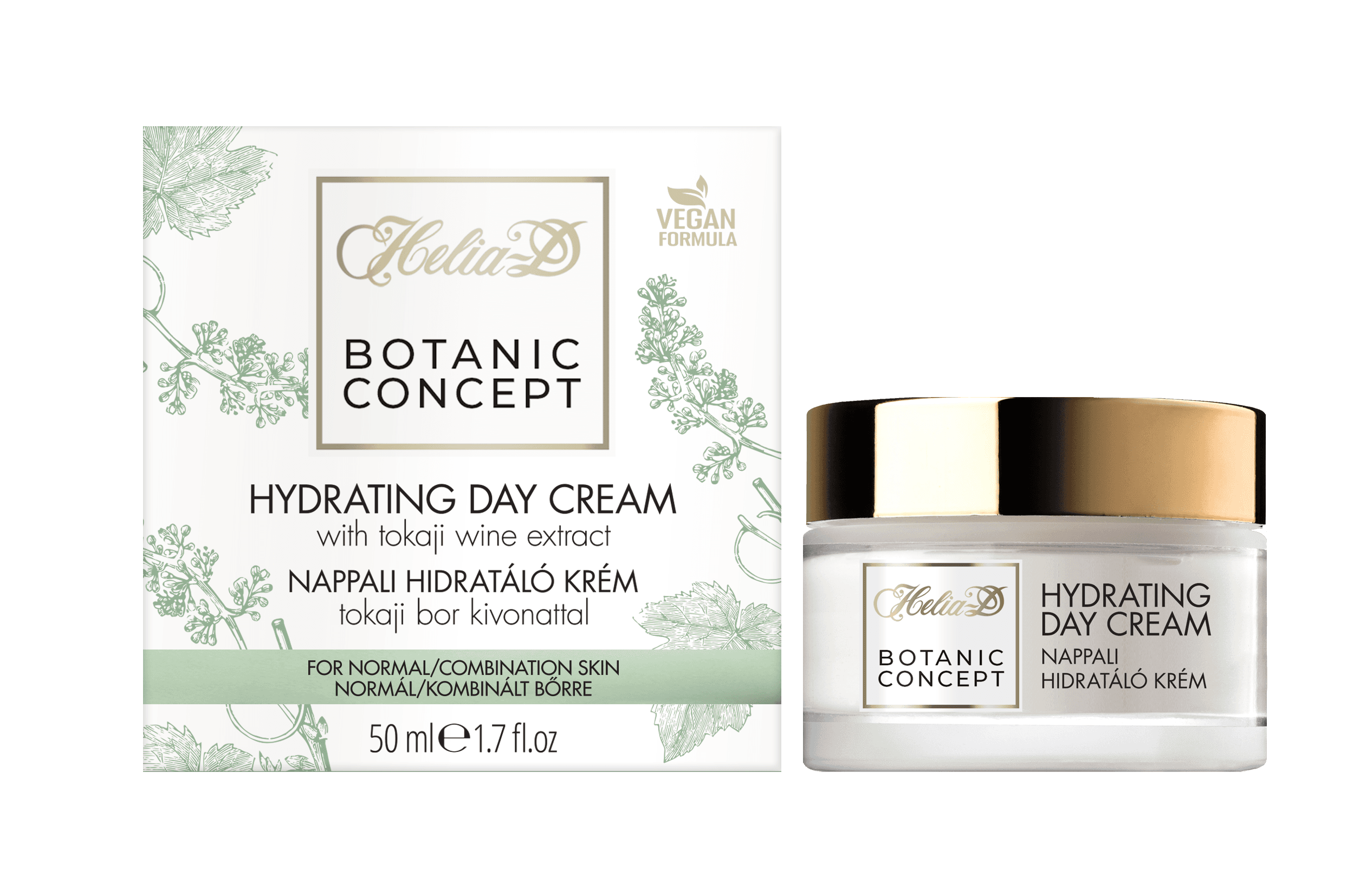 Helia-D Botanic Concept Hydratačný denný krém 50 ml - 88462