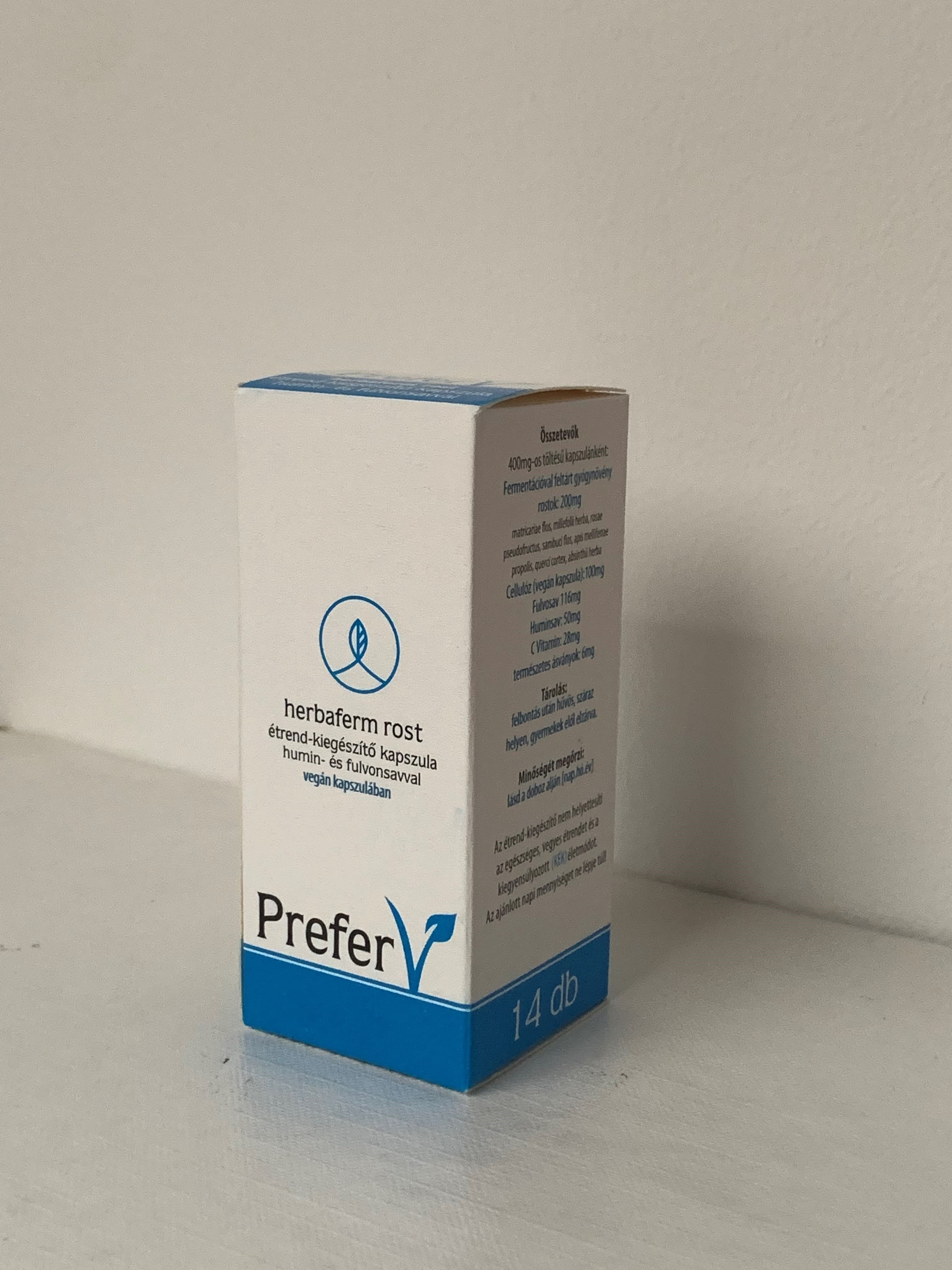 Herbaferm prefer v doplnku stravy kapsula 14 ks