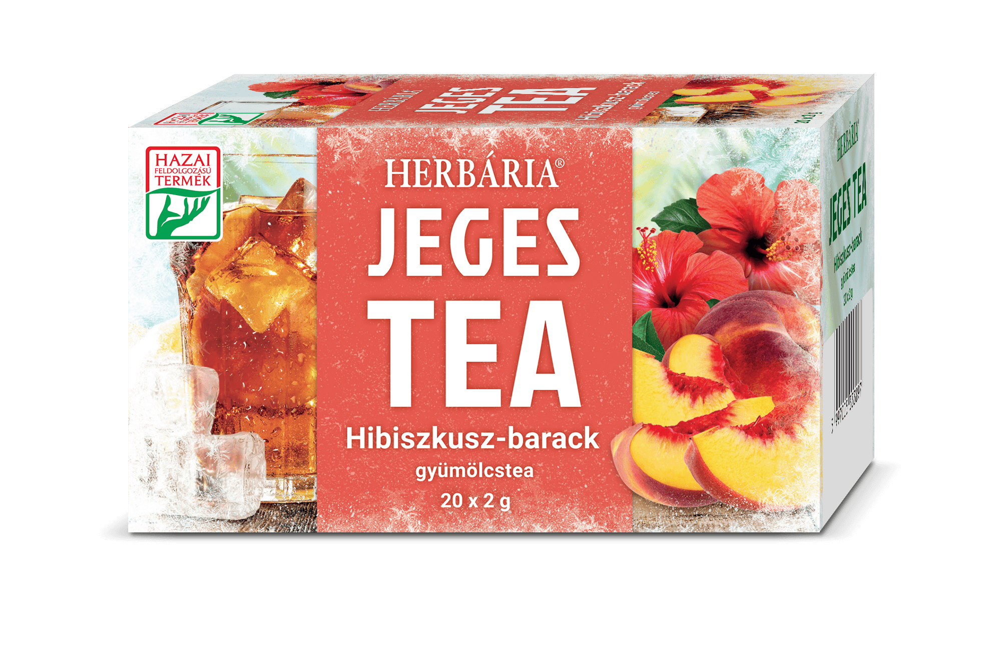 Herbária ľadový čaj hibiscus-brusnica ovocný čaj 20x2g 40 g