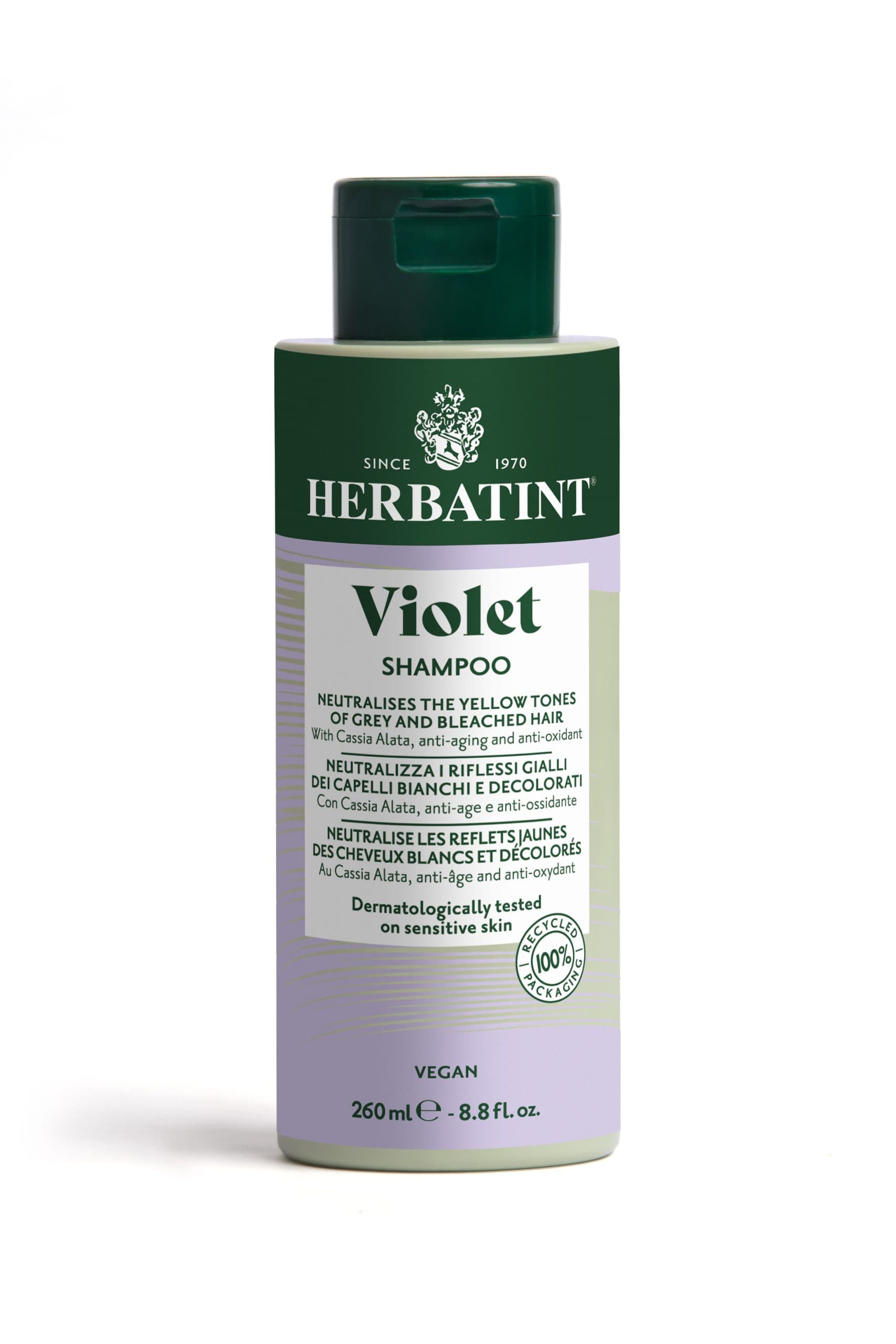 Herbatint fialový tonizujúci šampón na blond vlasy 260 ml