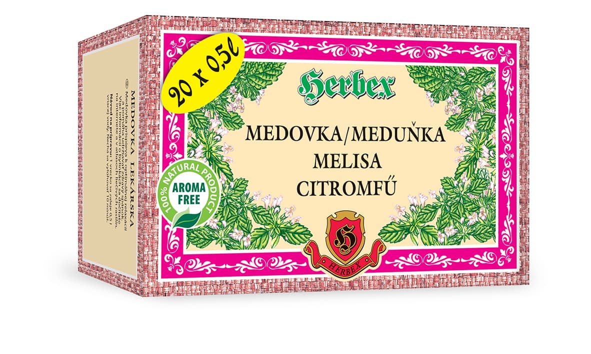 Herbex Bylinný čaj Medovka lekárska 60 g - 40957