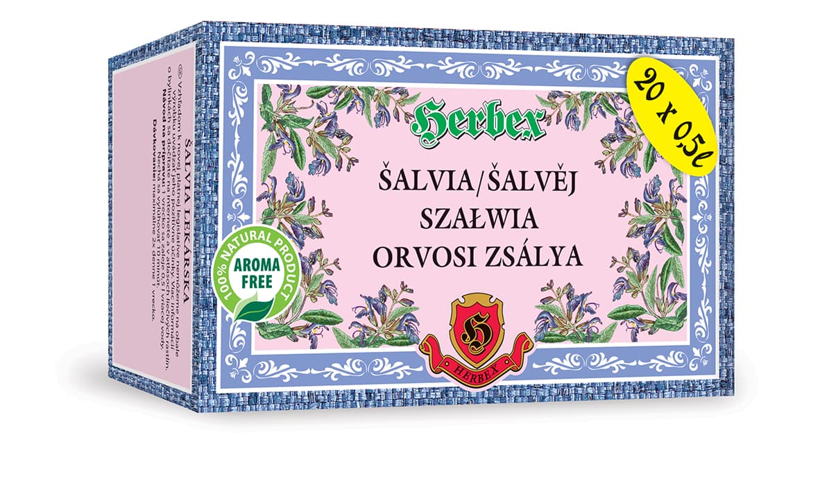 Herbex Šalviový bylinný čaj 60 g