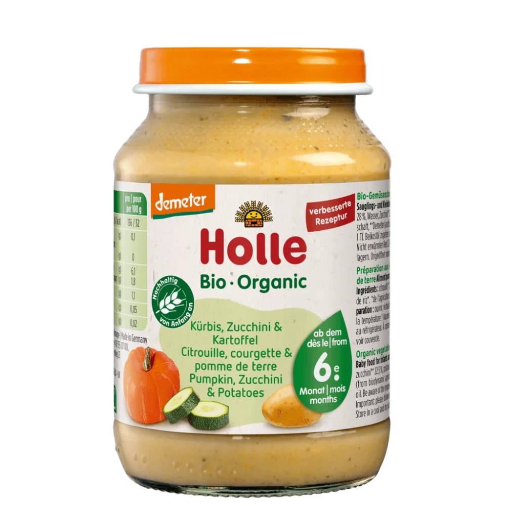Holle tekvicové, cuketové a zemiakové pyré 190 g