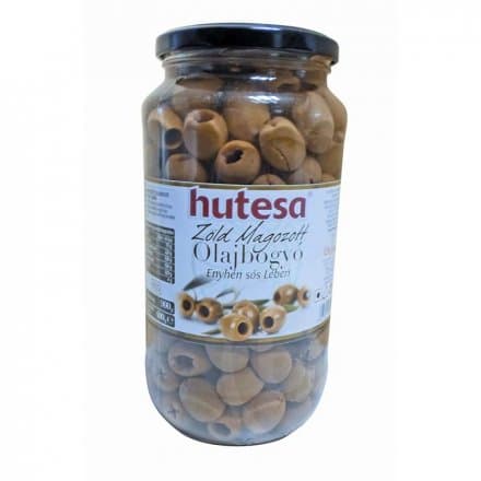 Hutesa zelené bezkôstkové olivy 935 ml