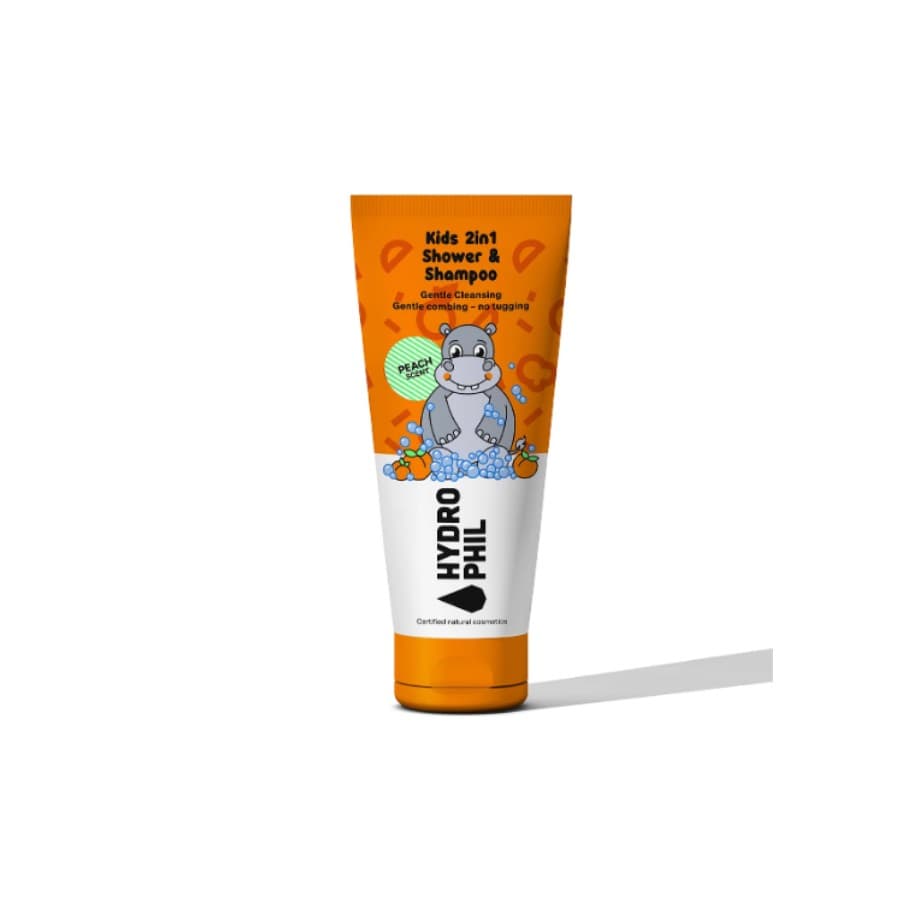 Hydrophil detský šampón a sprchový gél s vôňou broskyne 200 ml - 97648