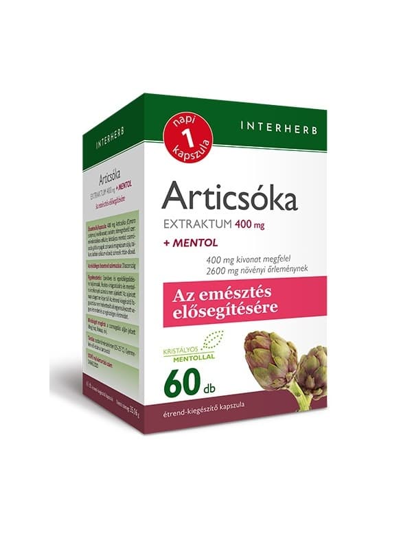 Interherb denné1 artičokový extrakt kapsula 60 ks