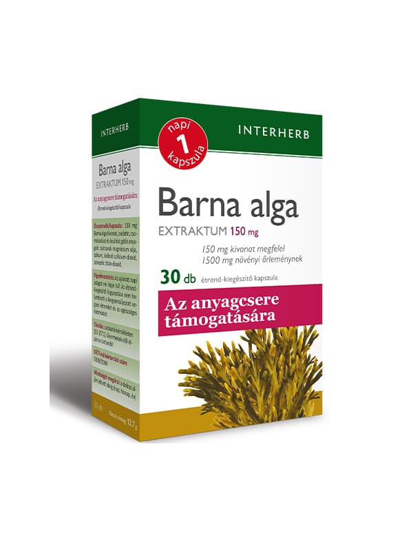 Interherb denný 1 hnedá riasa extrakt kapsula 30 ks