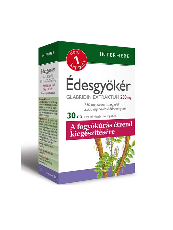 Interherb denné 1 extrakt koreňa sladkého drievka kapsule 30 ks