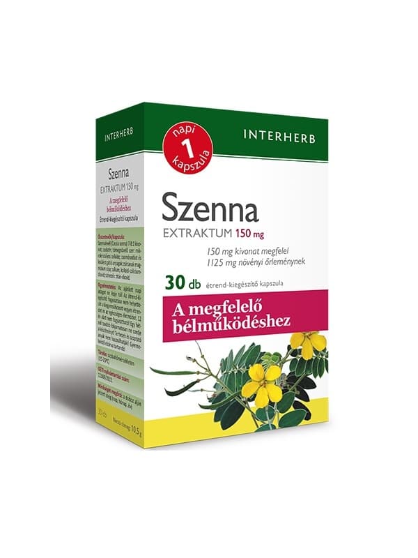 Interherb denné 1 sennový extrakt kapsula 30 ks