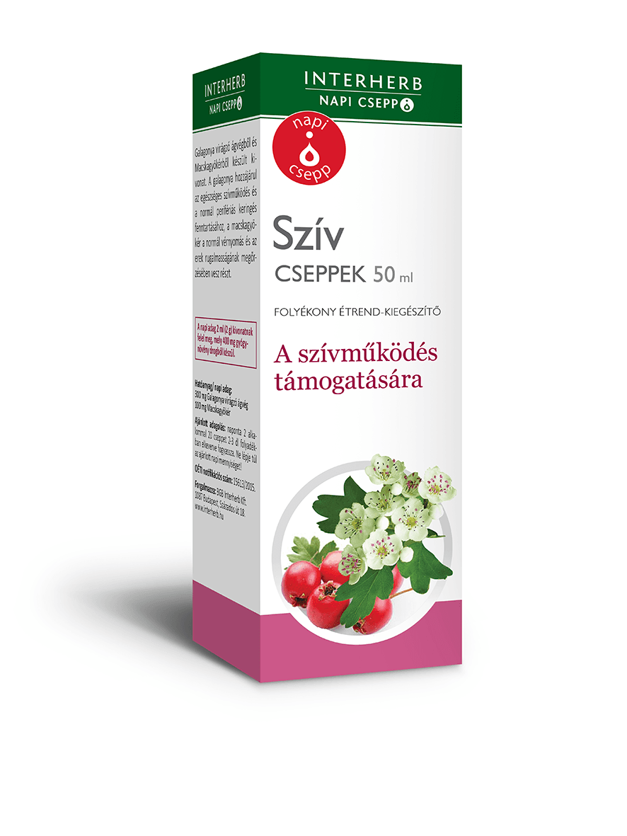 Interherb denné kvapky srdce kvapky 50 ml