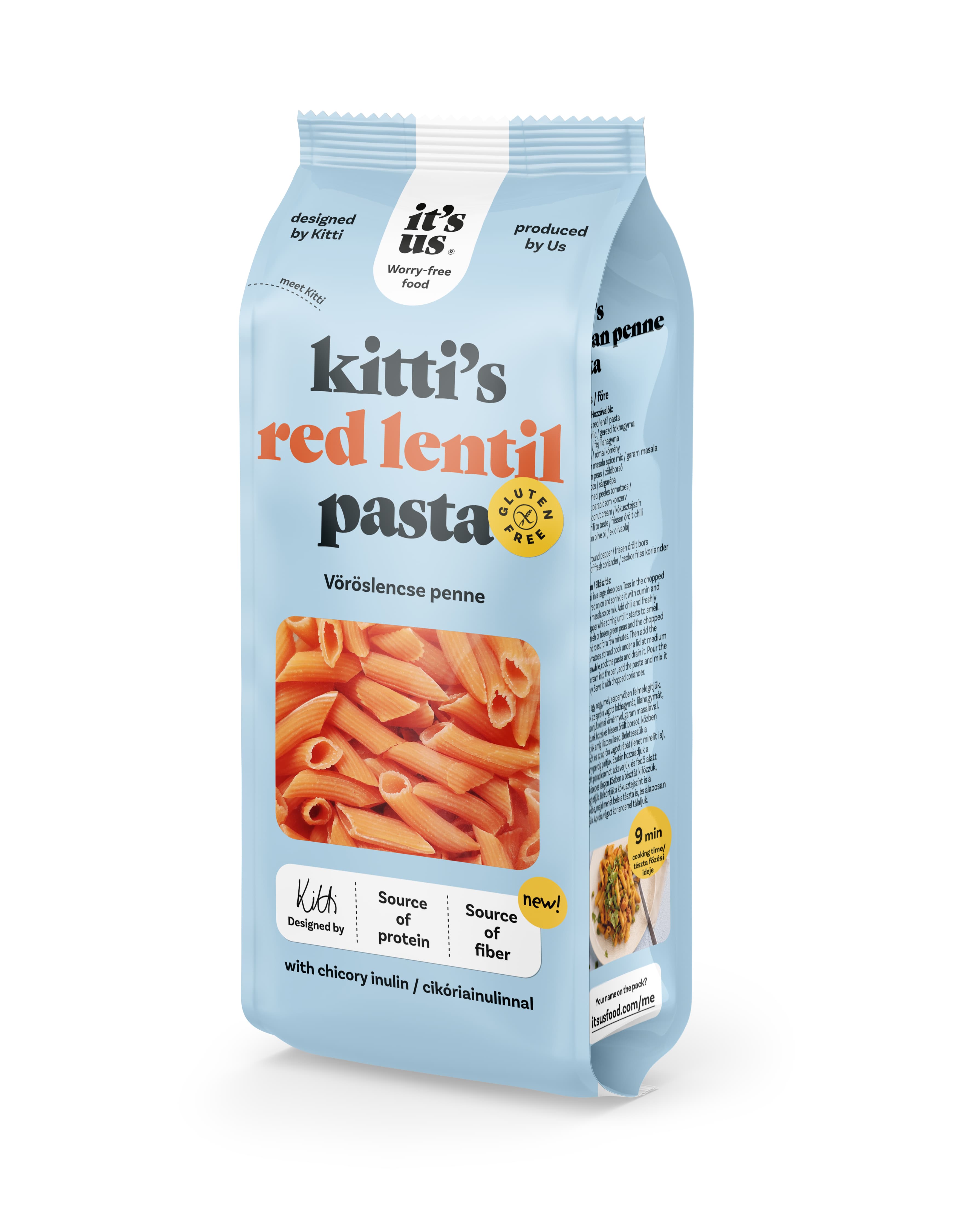 Penne z červenej šošovice bezgluténové 200 g