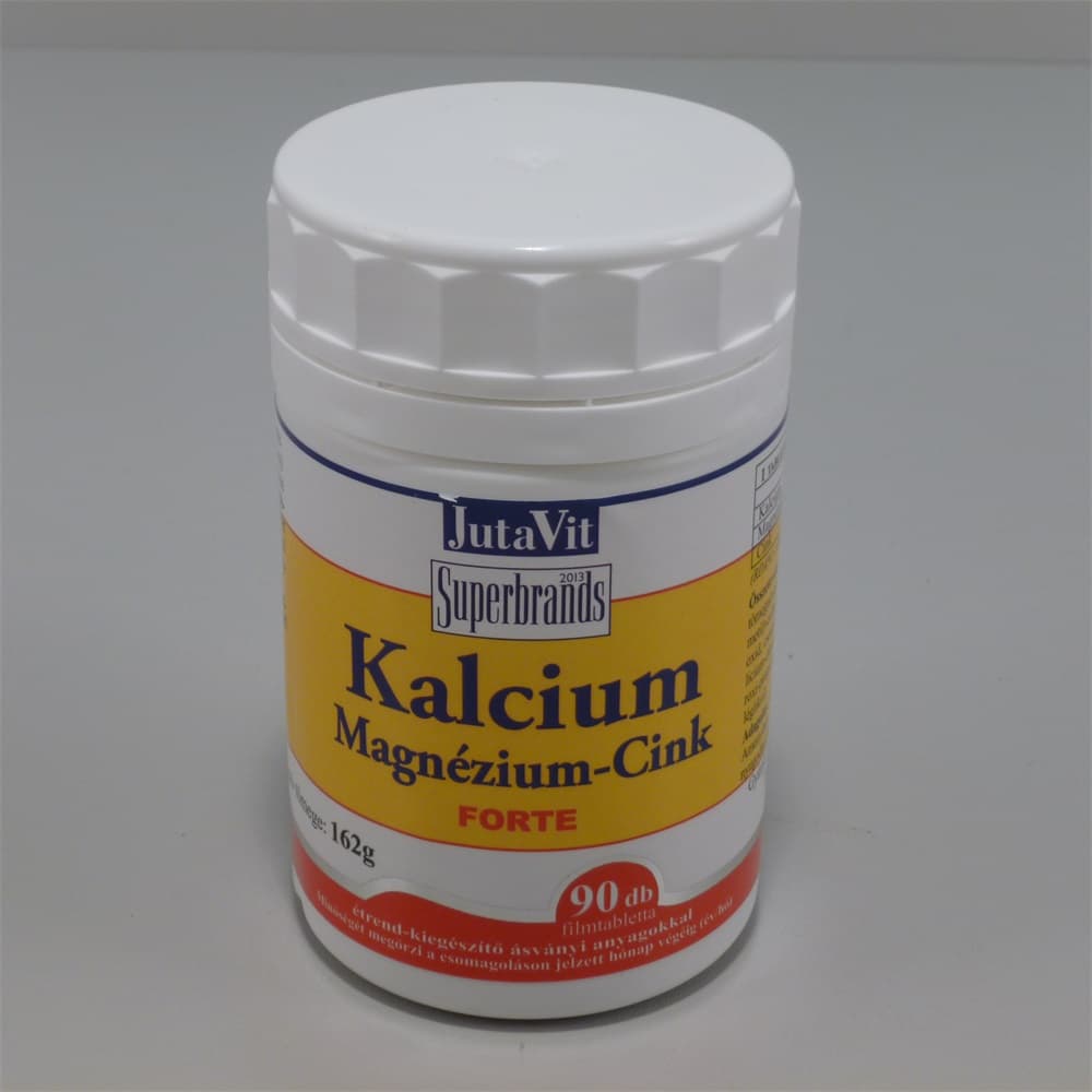 JutaVit Tablety Kalcium + Magnézium + Cink + D3 Forte 90 ks - 21700