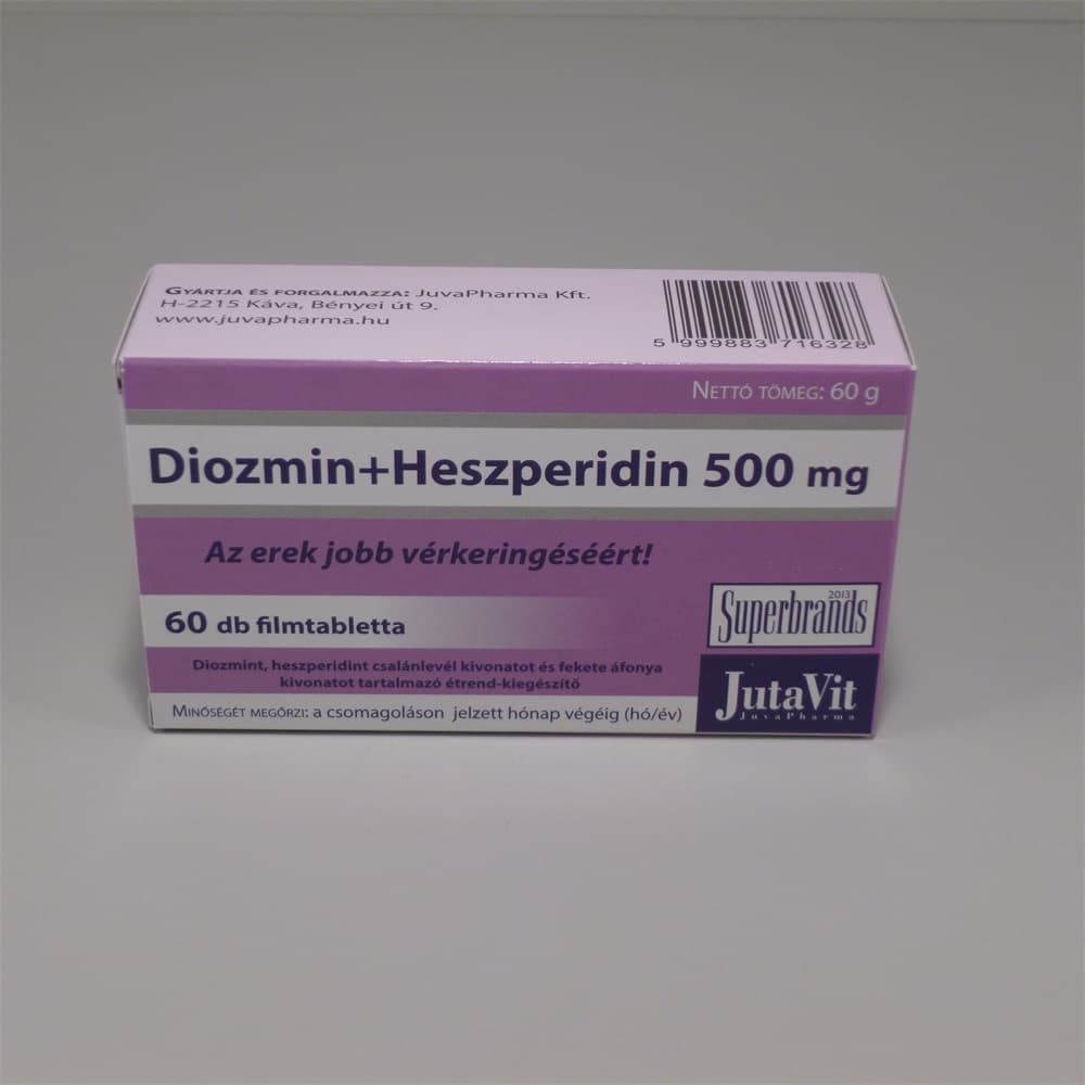 Jutavit diozmin+heszperidin tableta 500mg 60 tbl.