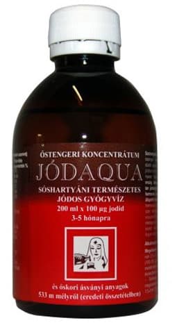 Jódaqua prírodná jódová liečivá voda 200 ml