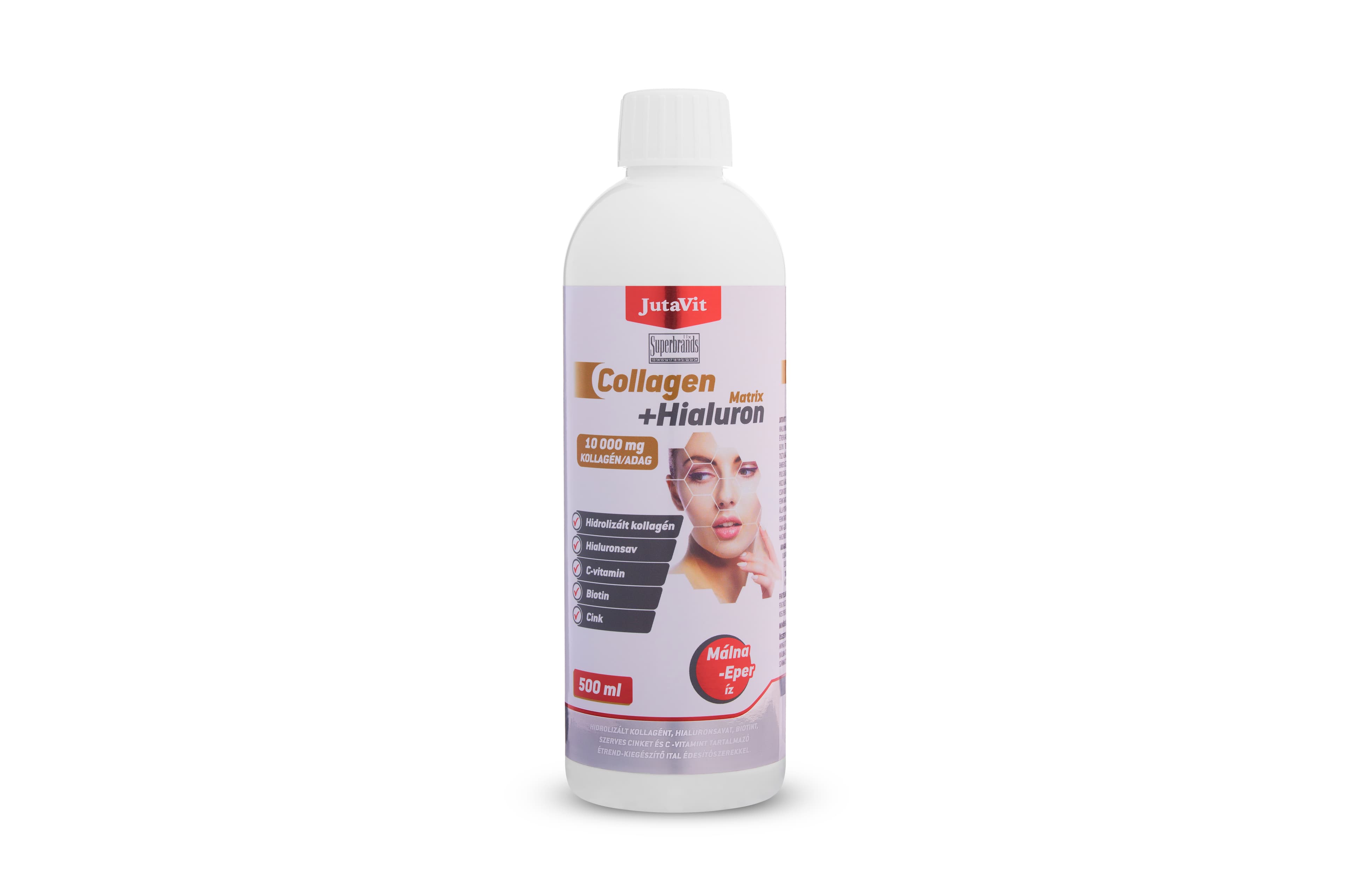 Jutavit kolagén+hyalurón matrix jahoda-malina 500 ml