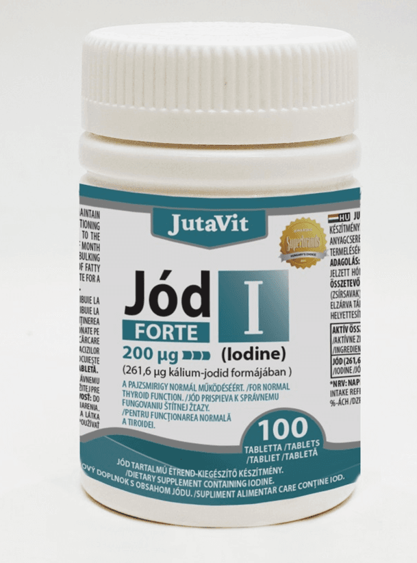 Jutavit jódová tableta 200µg 100 ks