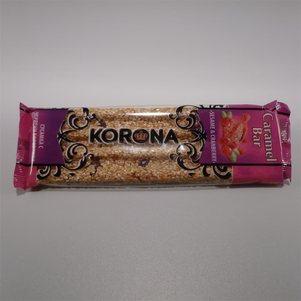 Caramelbar sezamová tyčinka s brusnicami 60 g - 15006