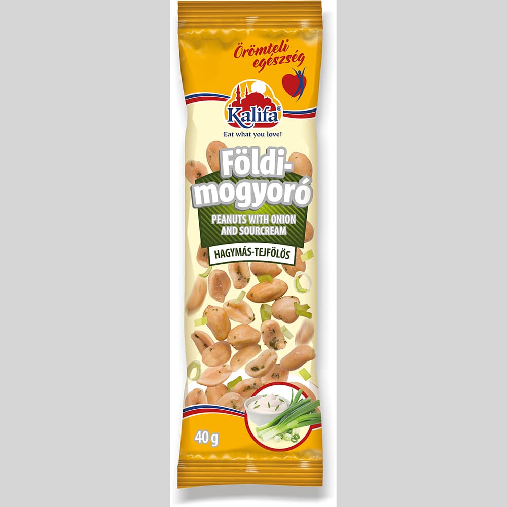 Kalifa arašidy s cibuľovo-smotanovou príchuťou 40 g