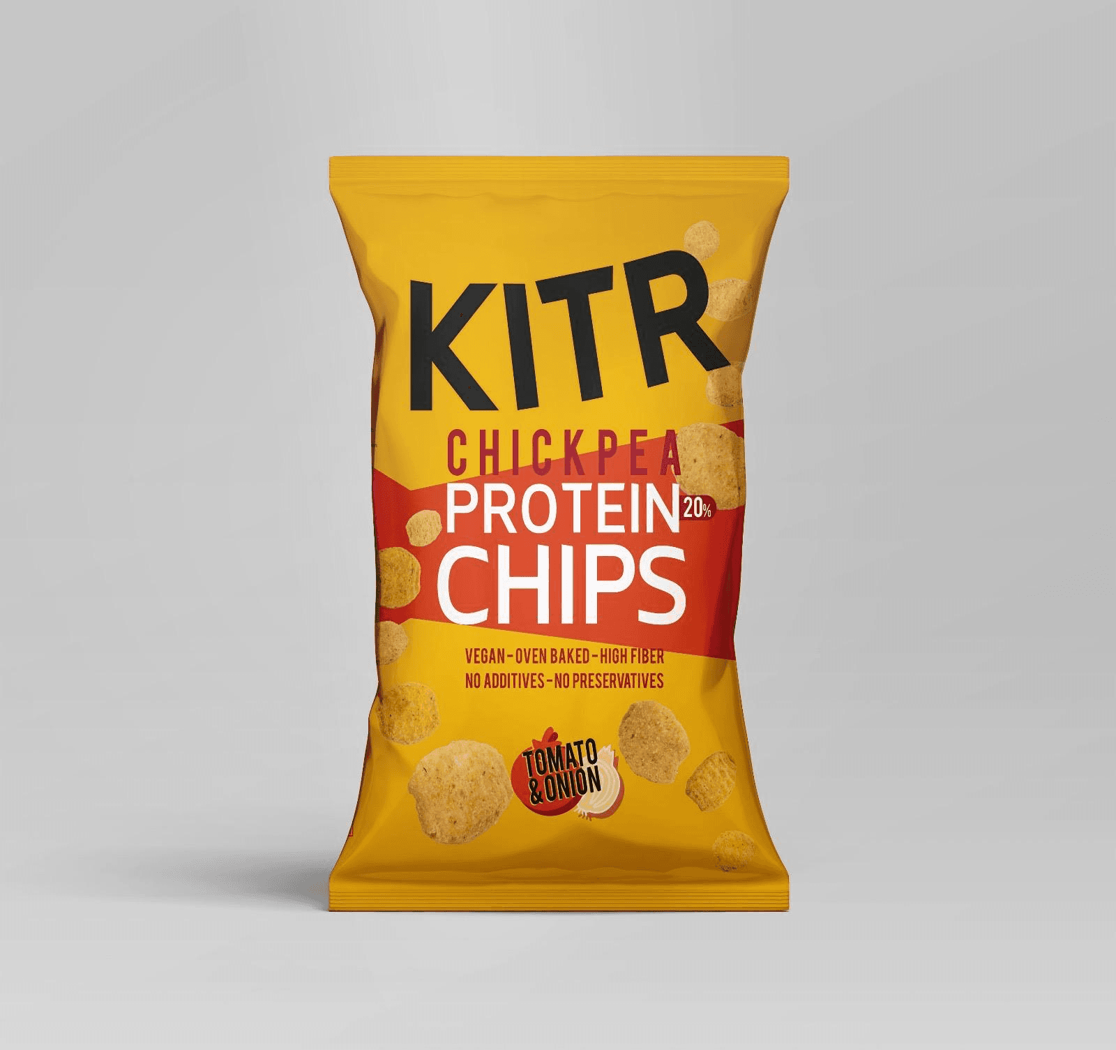Kitr cícerové chipsy s príchuťou paradajky a cibule 50 g