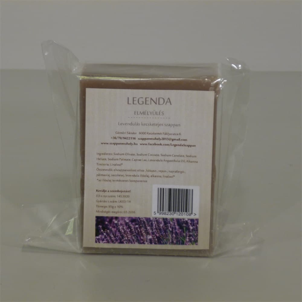 Legenda Levanduľové mydlo s kozím mliekom 95 g - 42099