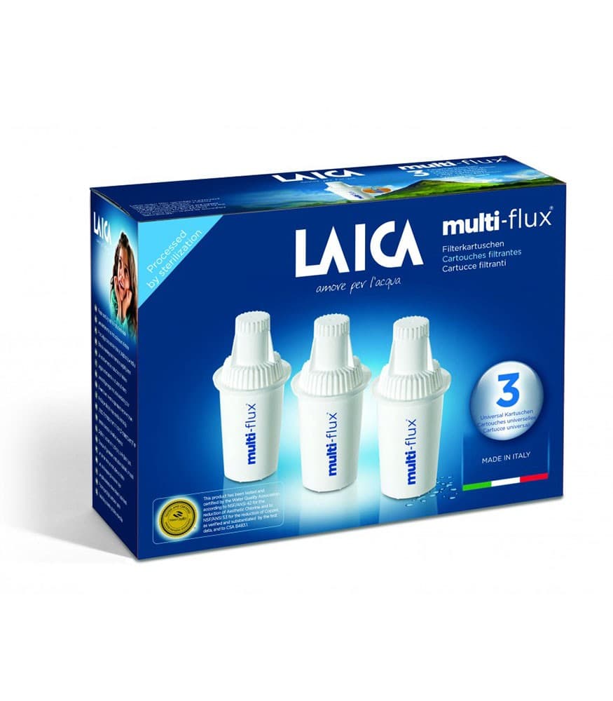 Laica vodný filter náhradné kazety multi-flux 3 ks