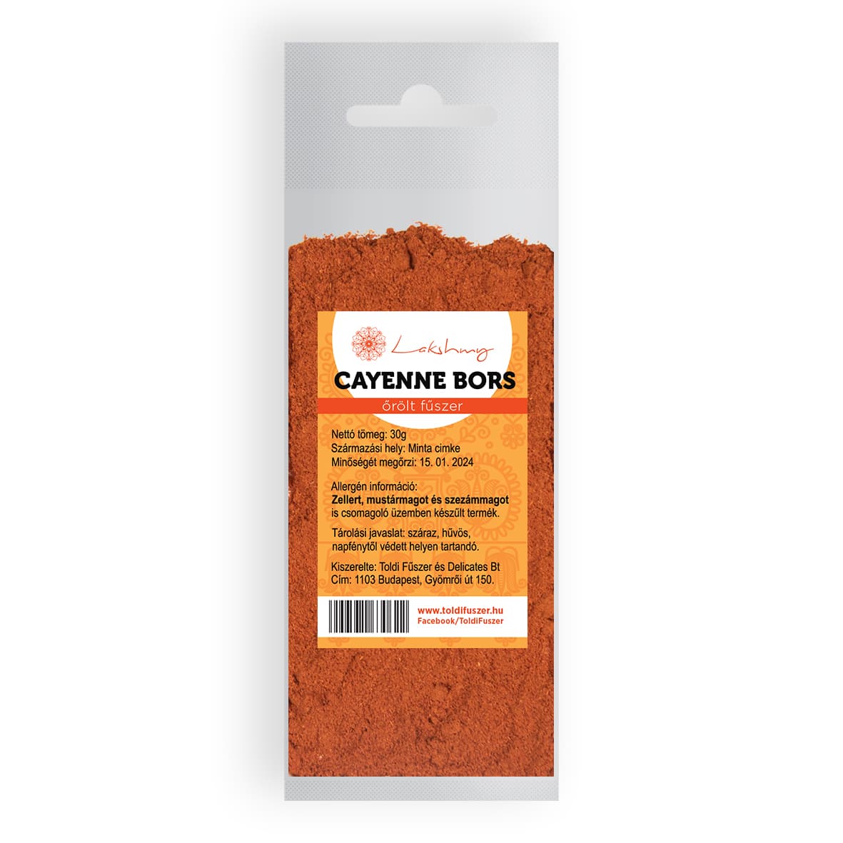 Lakhsmy Mleté Kajenské Korenie 30 g - 12719