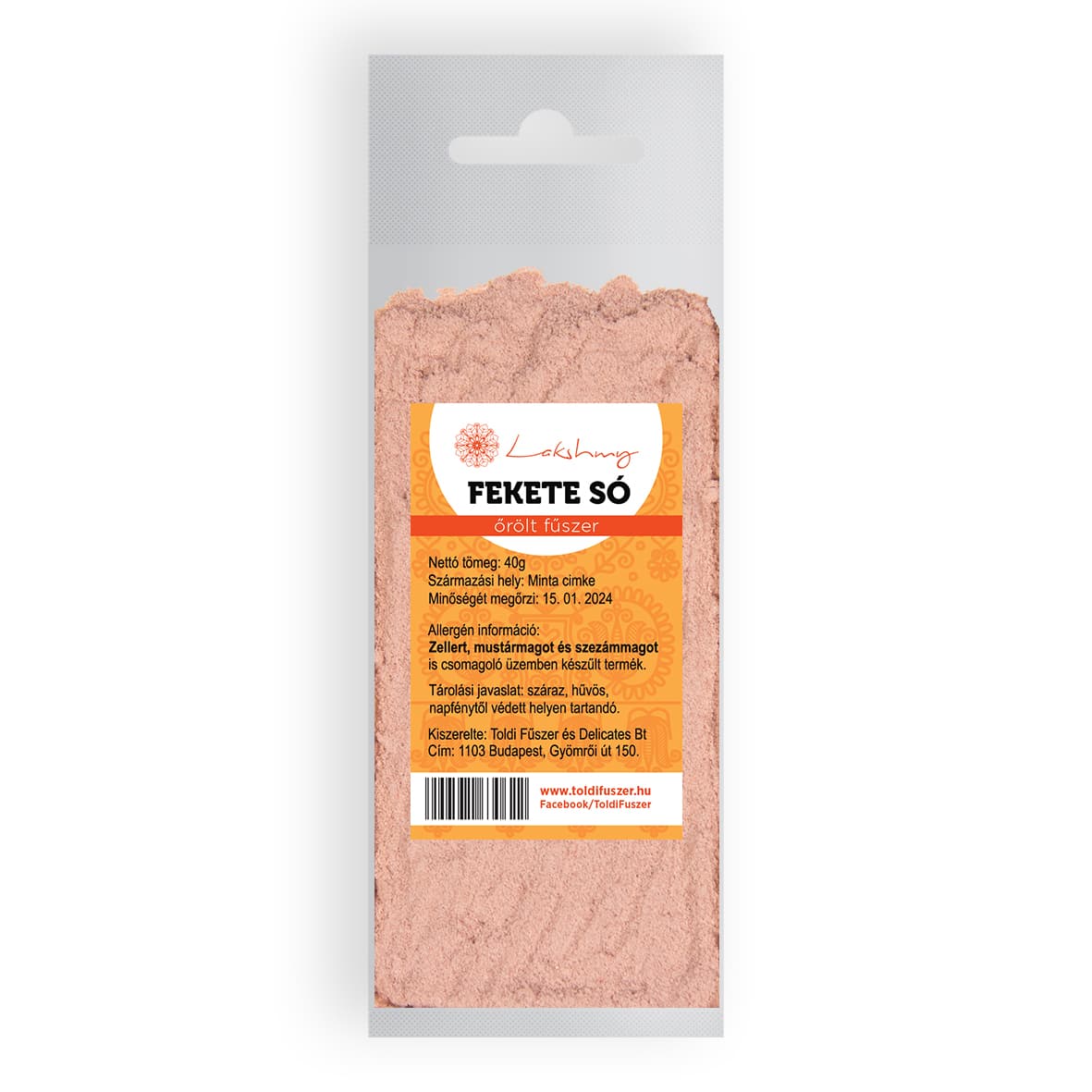 Lakhsmy mletá čierna soľ 40 g - 12735