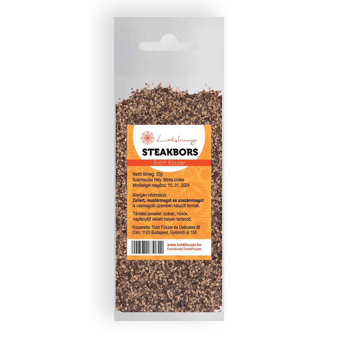 Lakshmy mleté korenie na steak 30 g - 12770