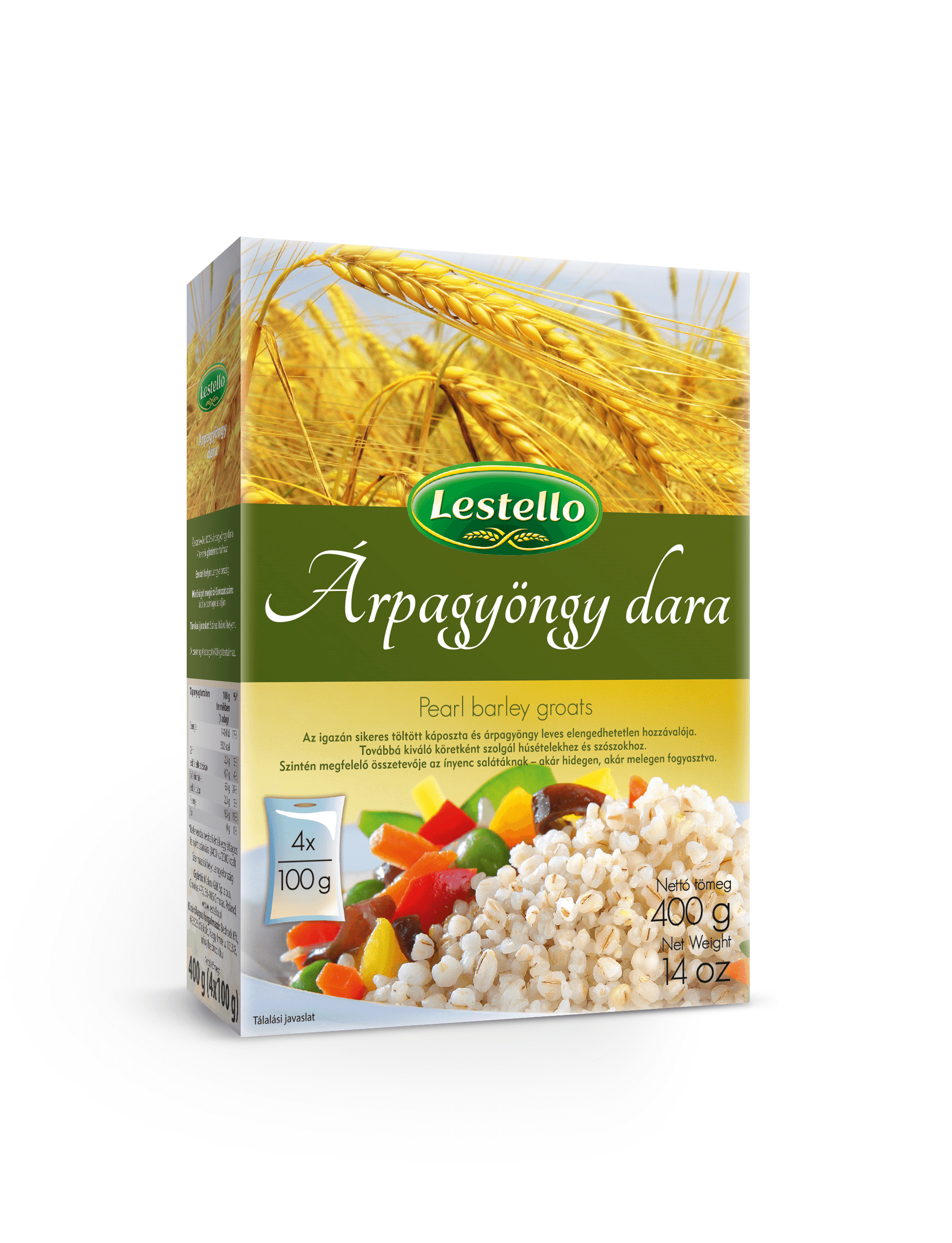 Lestello jačmenné krúpy perlové 400 g