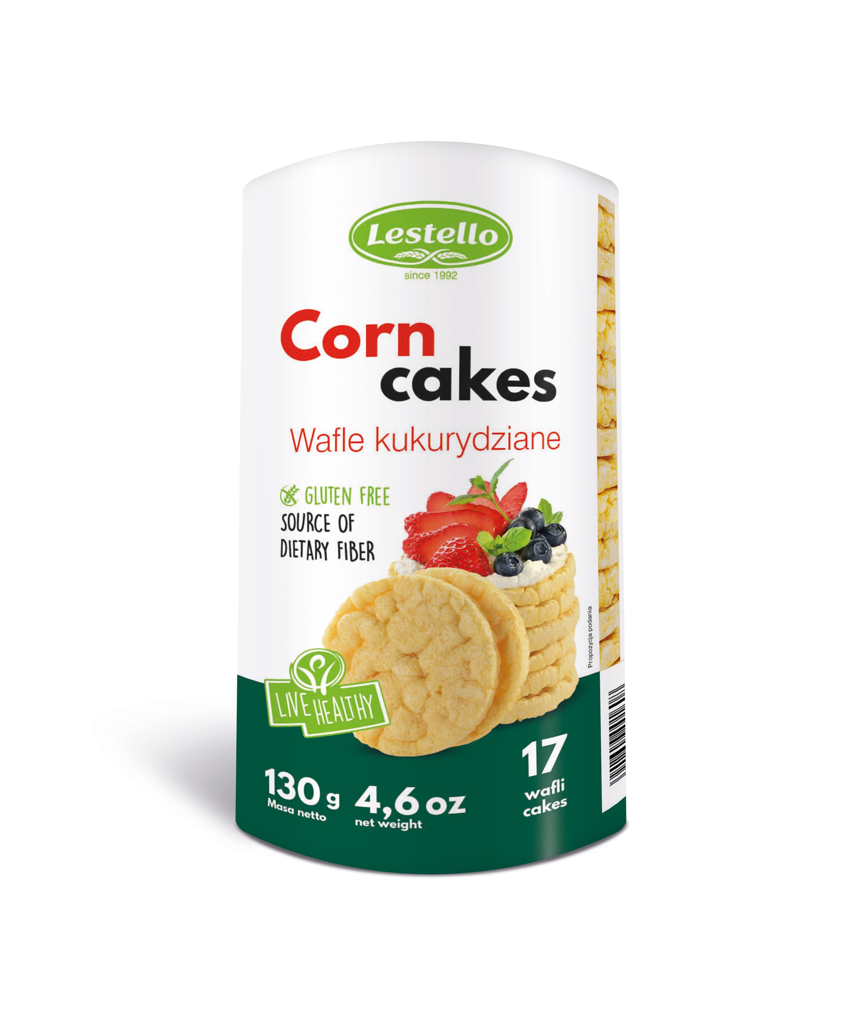 LESTELLO chrumkavé kukuričné chlebíčky bez lepku 130 g
