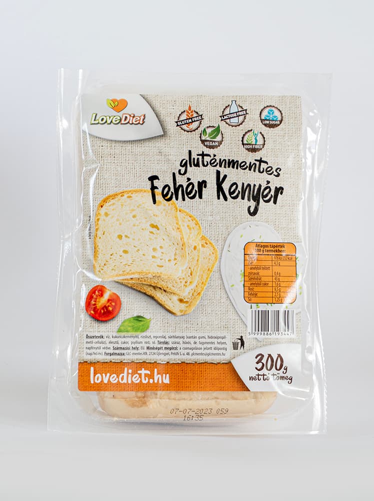 Love Diet Bezlepkový biely chlieb 300 g - 94262