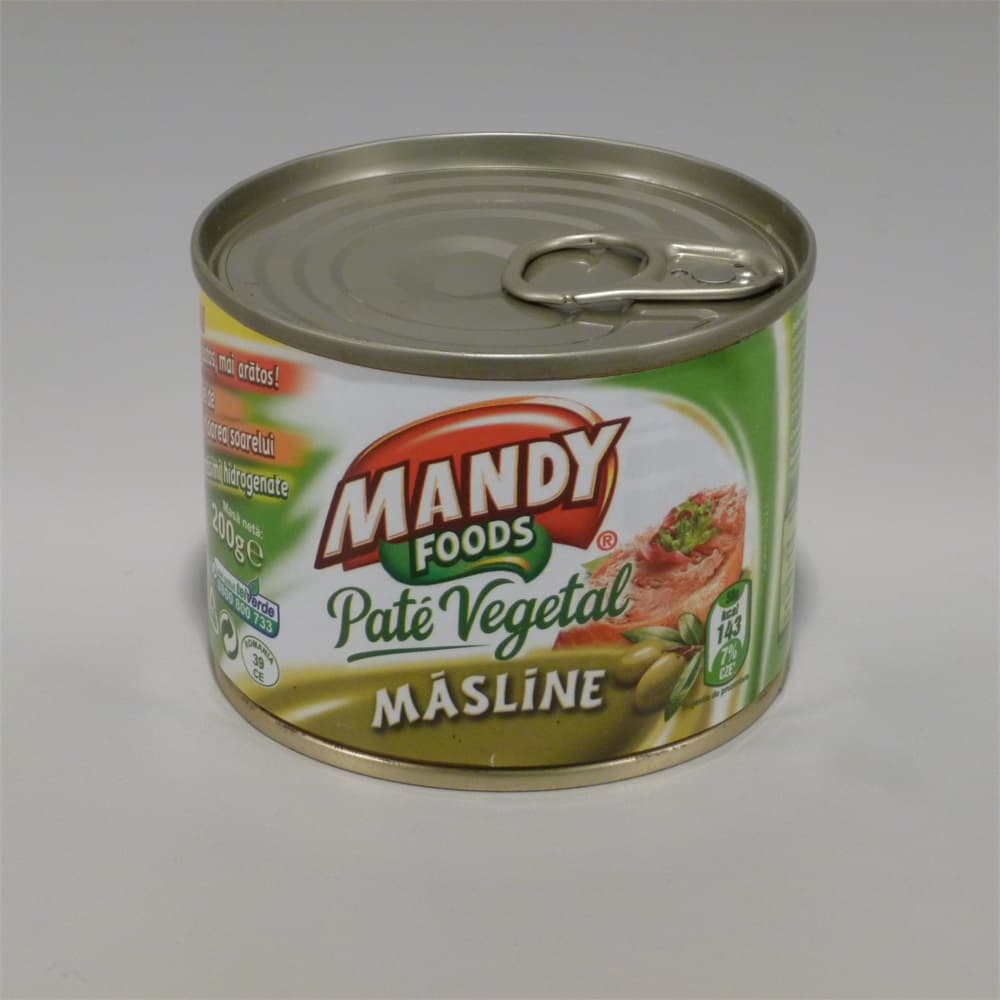 Mandy rastlinný paštét s olivami 200 g