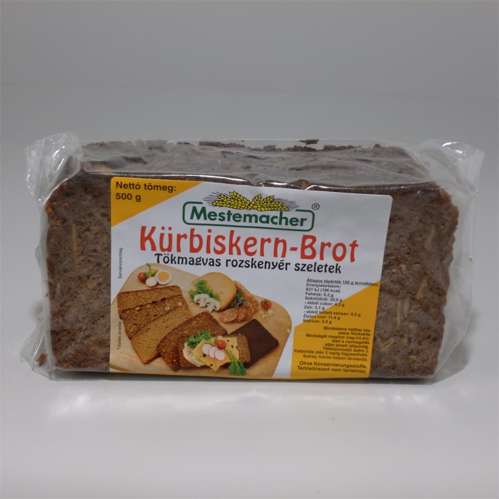 Mestemacher celozrnný ražný chlieb s tekvicovými semienkami 500 g