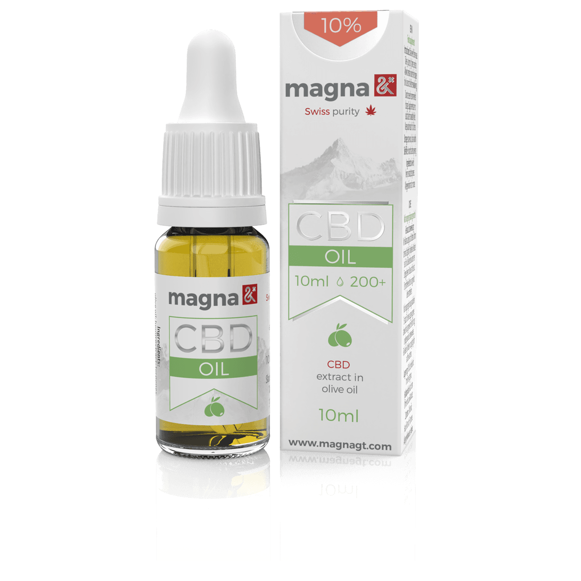 Magna CBD olej s olivovou príchuťou 10 ml - 84282