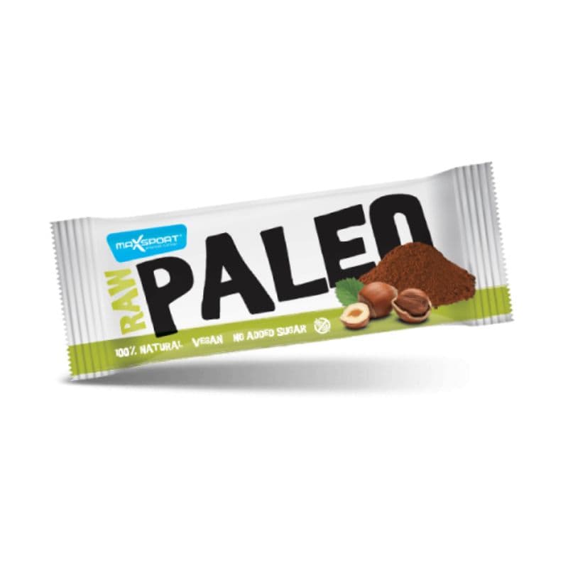 MAX SPORT Raw Paleo tyčinka Lieskový oriešok a kakao 50 g