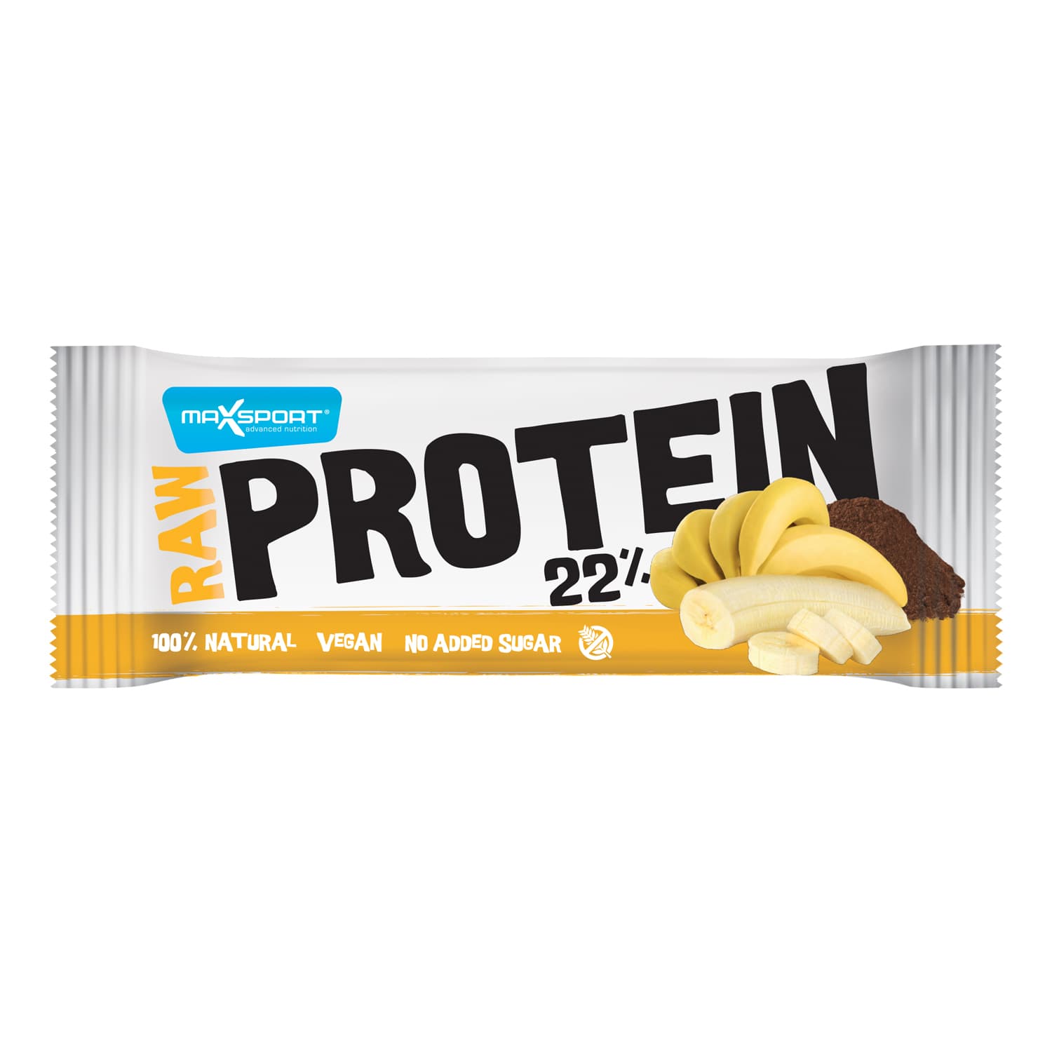 Max Sport proteínová tyčinka s banánom a kakaom 50 g