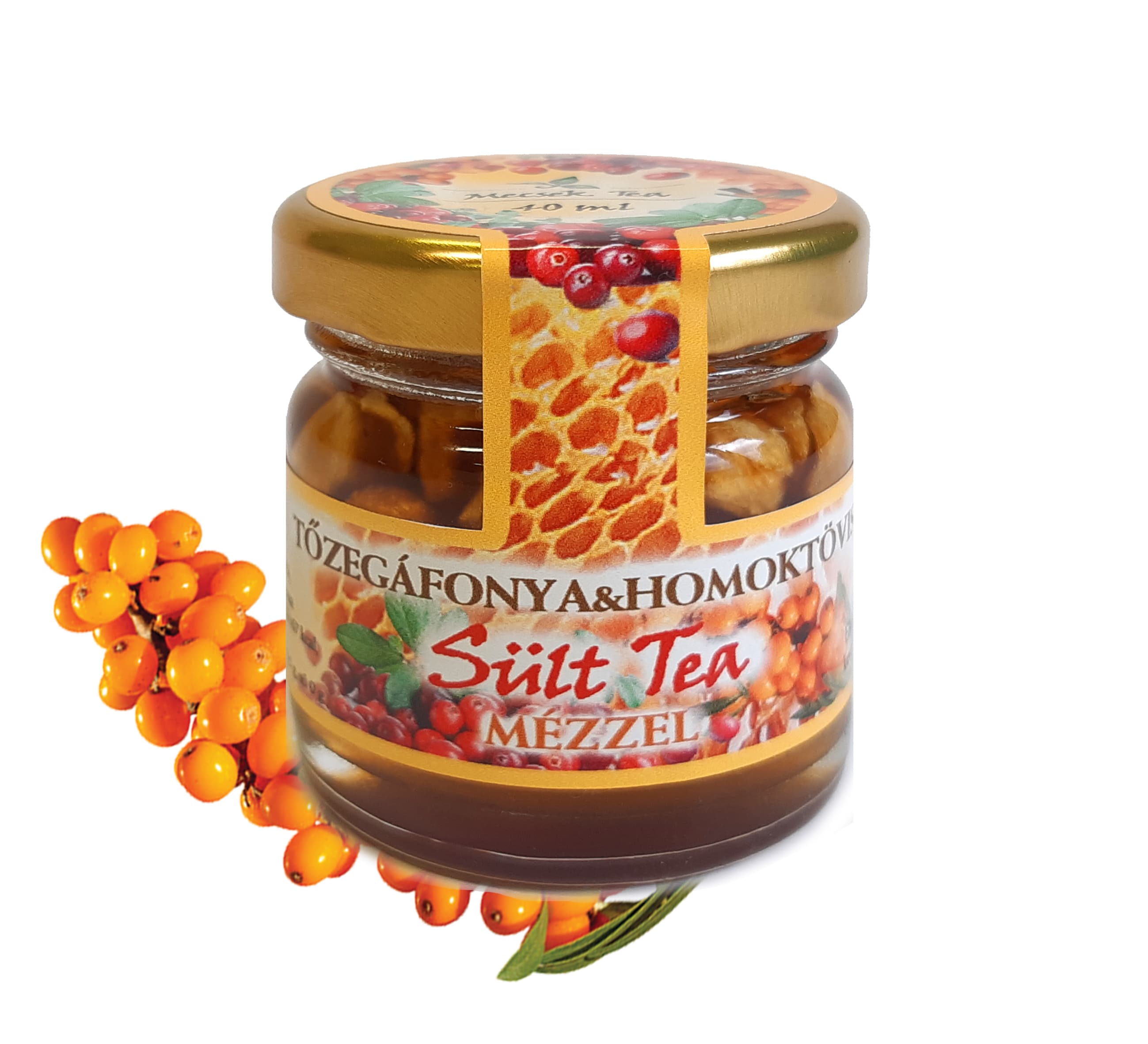 Mecsek Ovocný pečený čaj s brusnicami a rakytníkom 40 ml
