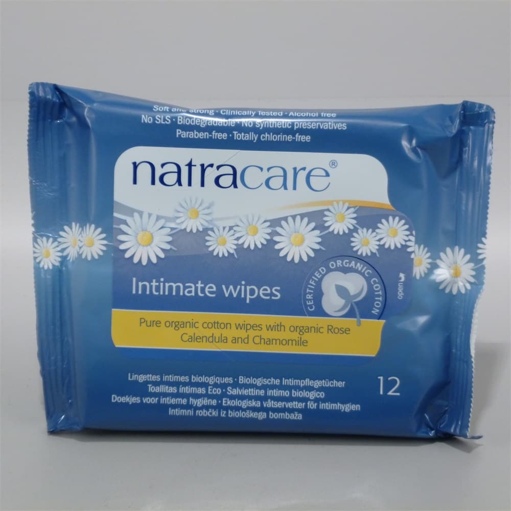 Natracare bio dámske intim utierky 12 ks