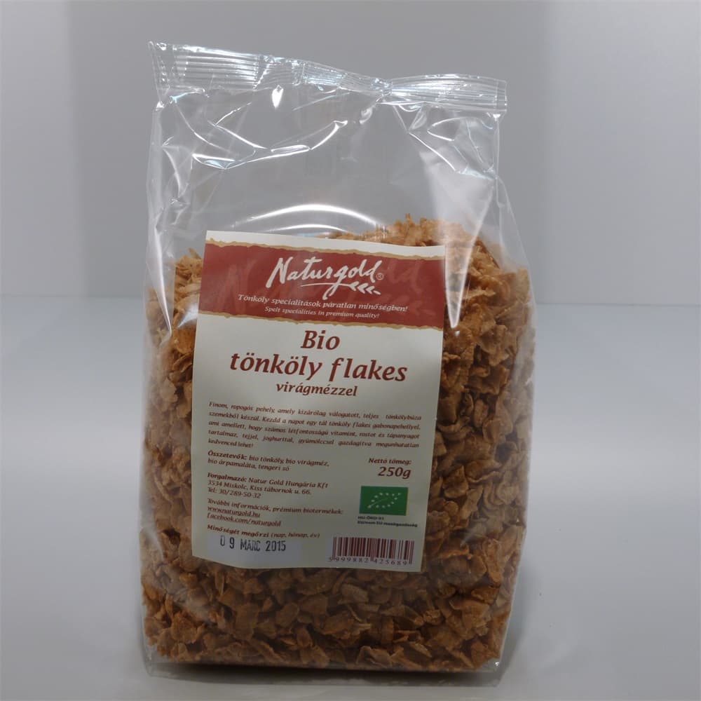 Naturgold bio špaldové vločky s kvetovým medom 250 g