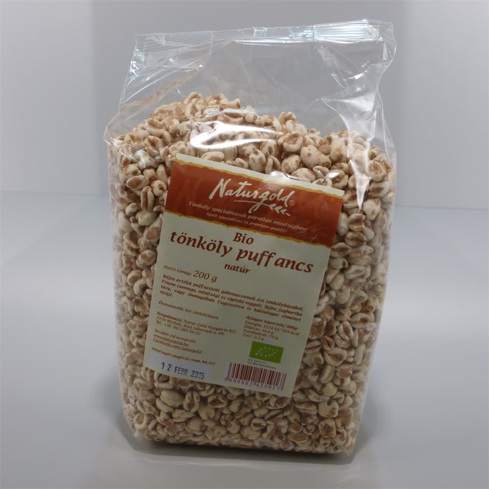 Naturgold bio pšeničné pufované chrumky natur 200 g