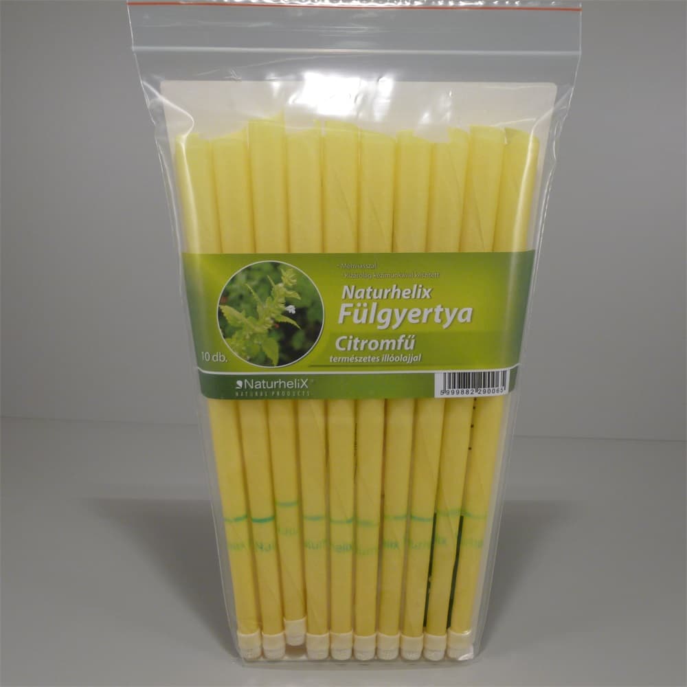 Naturhelix sviečky do uší s citrónovníkom 10 ks