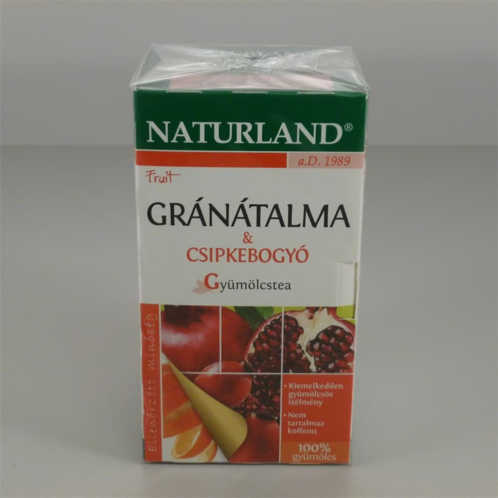 Naturland ovocný čaj s granátovým jablkom a šípkami 40 g - 24668
