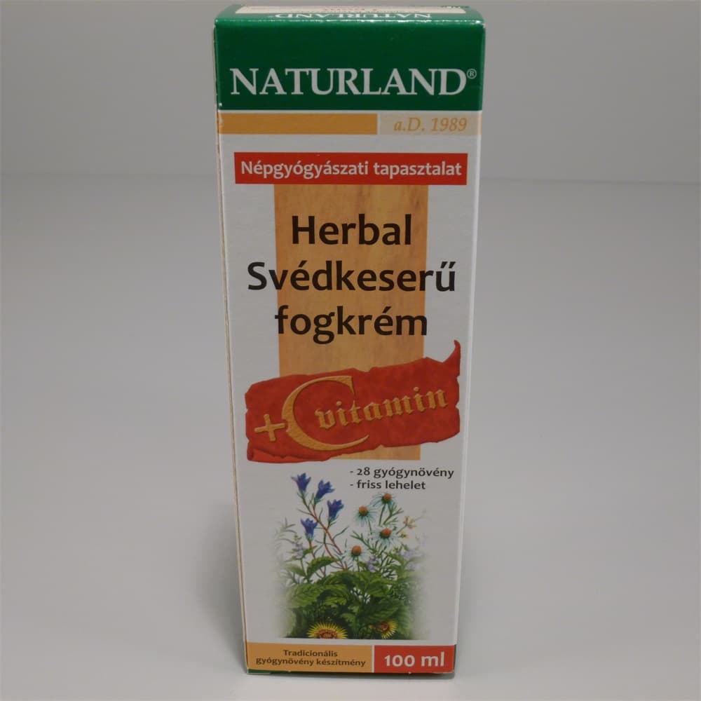 Naturland zubná pasta so švédskymi bylinkami a vitamínom C 100 ml - 11652