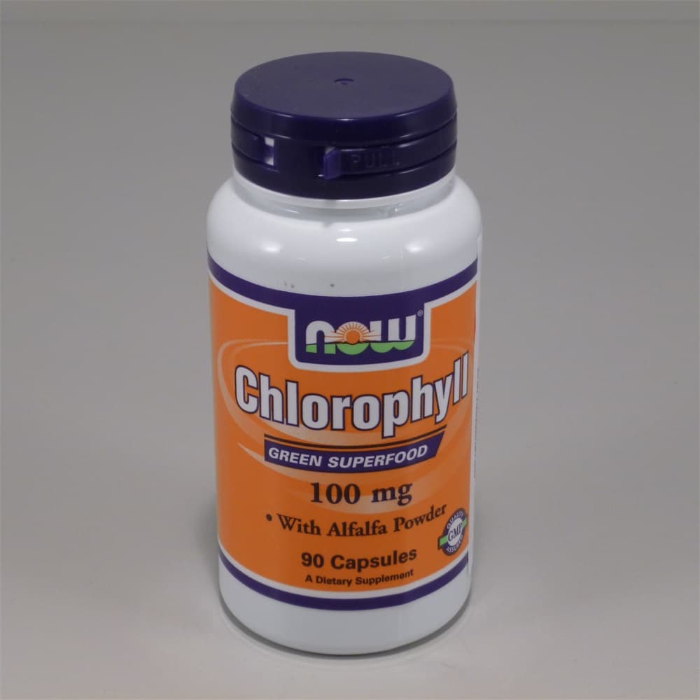 NOW Foods Chlorofyl 100 mg, 90 kapsúl - 38817