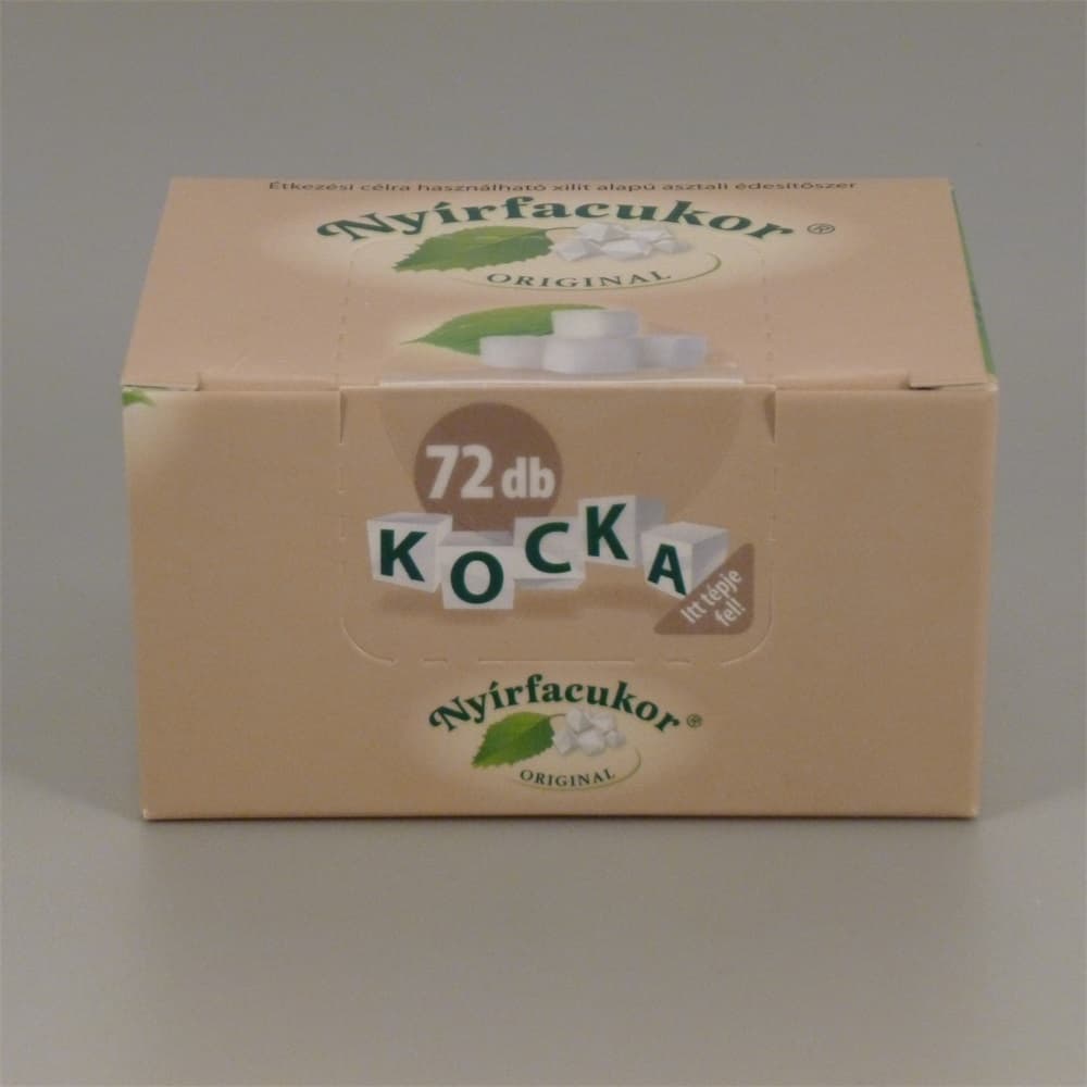 Brezový kockový cukor